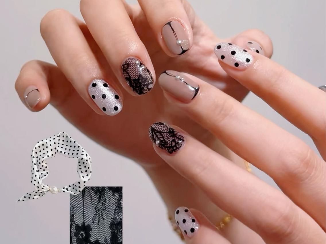 ネイル メンズ メンズ韓国風 ボルドー ブラウン 長さ出し フレンチネイル ハンドネイル ハンドケア NEW NAIL池袋 韓国・ワンホンネイルのネイルデザイン