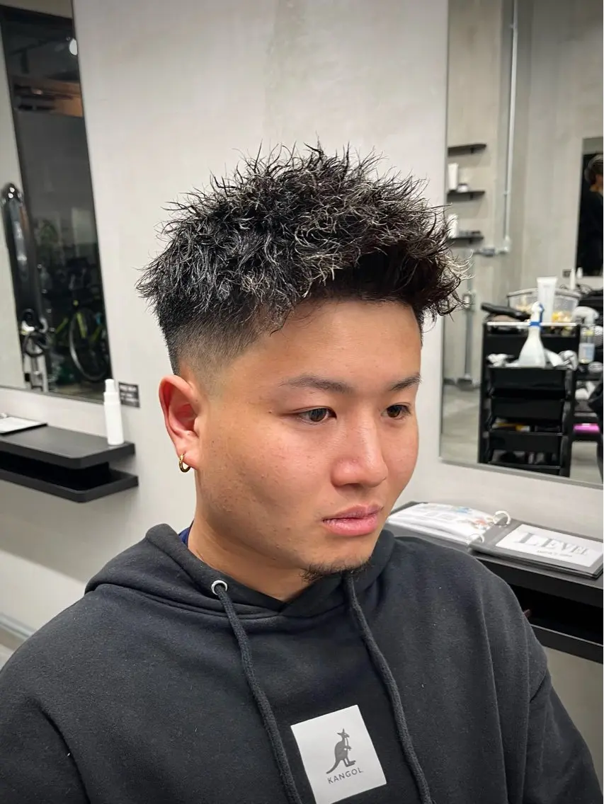 ショート パーマ カット パーマ 【再現性120%】 🔥龍也リュウヤ🔥のヘアスタイル