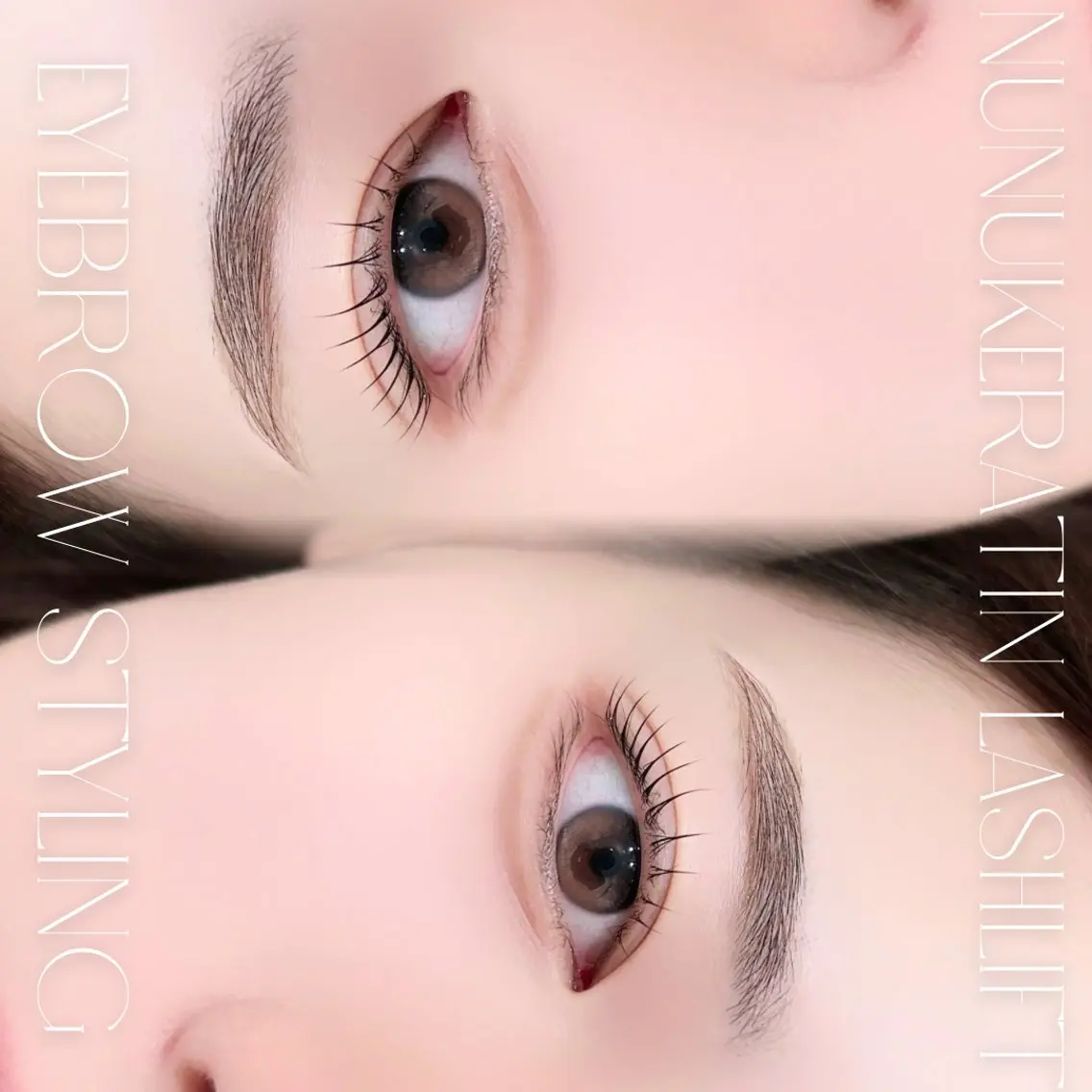 【マツパ×眉SET】韓国式NUNUケラチンラッシュリフト🦋+アイブロウWax1回¥10000💙遅刻不可⚠️の写真