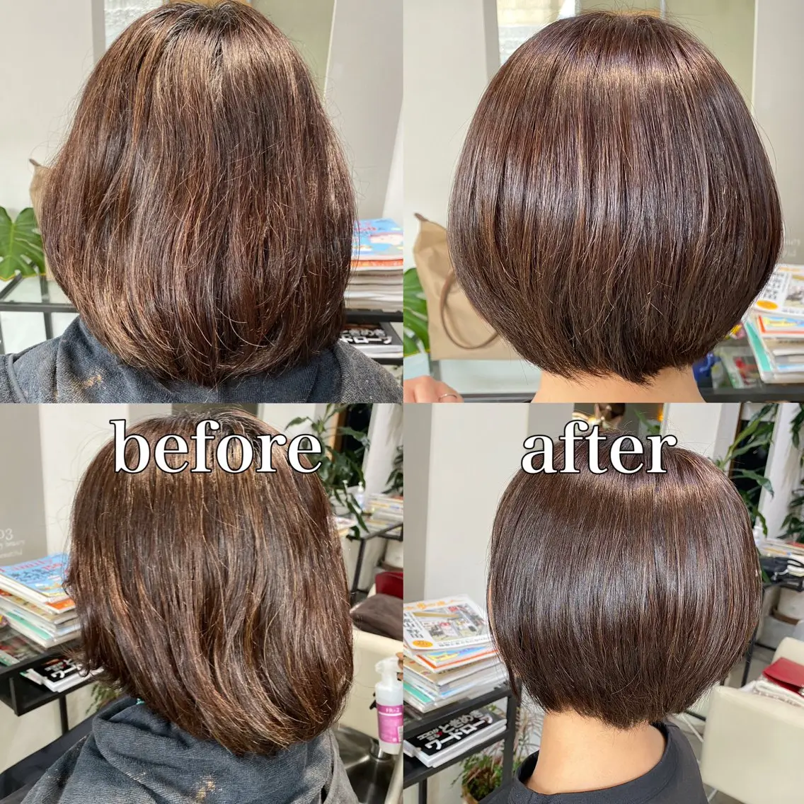 ショート カラー パーマ カット ヘアカラー 縮毛矯正 トリートメント メルクヘアー 中澤のヘアスタイル