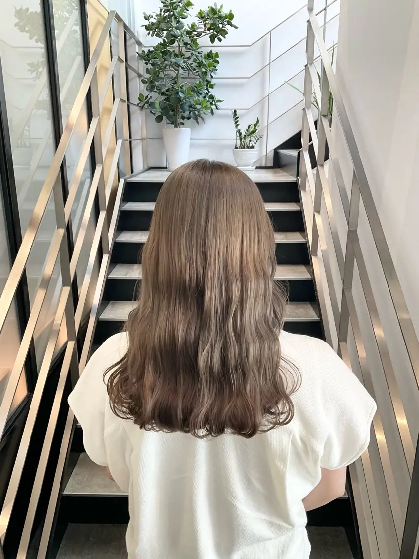 セミロング ヘアカラー トリートメント ヘアセット yoshi ☆のヘアスタイル