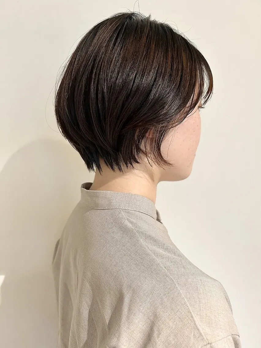 ショート 透明感カラー/ボブ 高野菜瑠のヘアスタイル