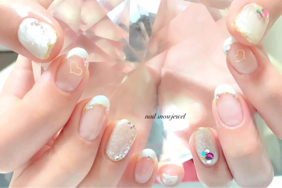 ネイル ハンドネイル nail snowjewelのネイルデザイン