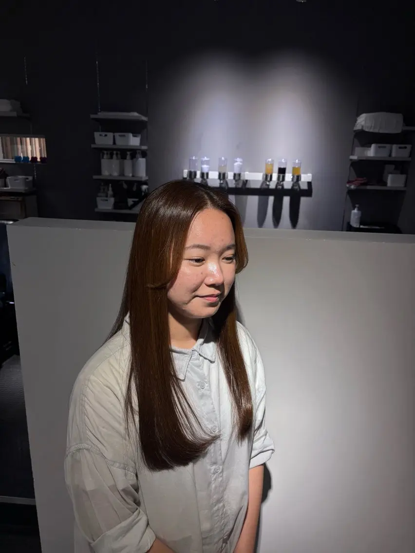 ロング 橋本 璃子のヘアスタイル