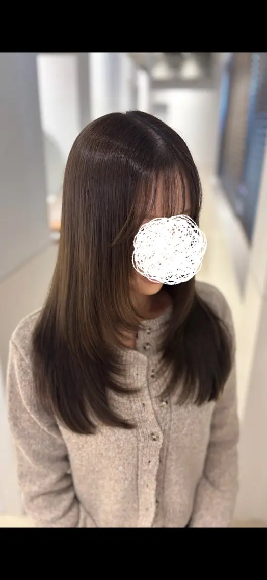 ロング カット ヘアカラー トリートメント 美髪ヘア 🤍erikaのヘアスタイル