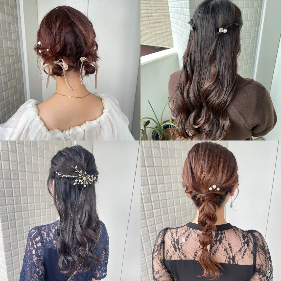 ヘアアレンジ ヘアセット 銀座：似合わせカラー オリーブ🫒アレンジのヘアスタイル