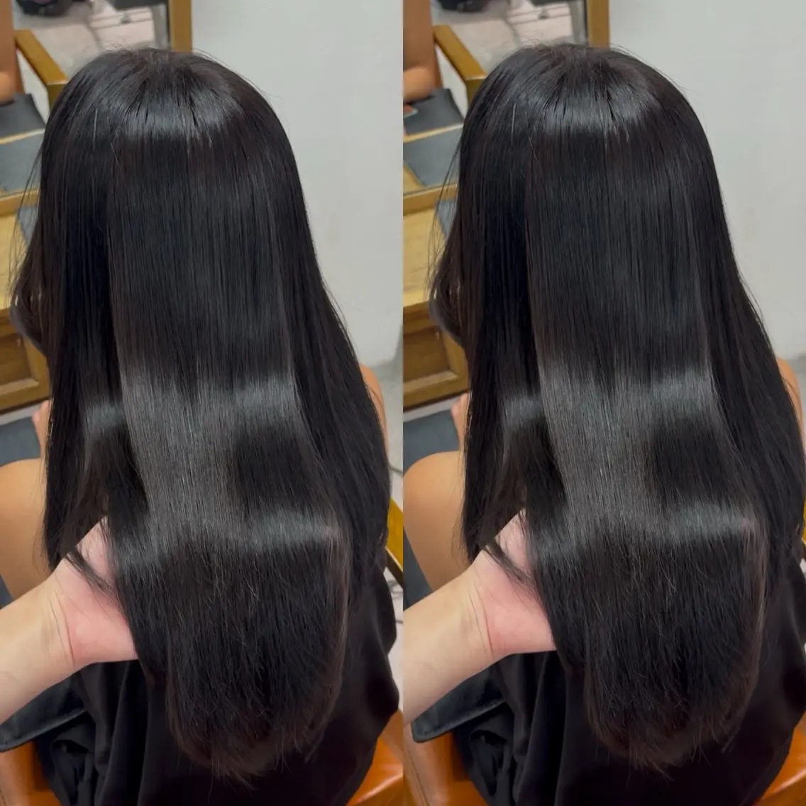 ロング カラー ヘアカラー トリートメント なんば、心斎橋🍓 ハイトーンnicoのヘアスタイル