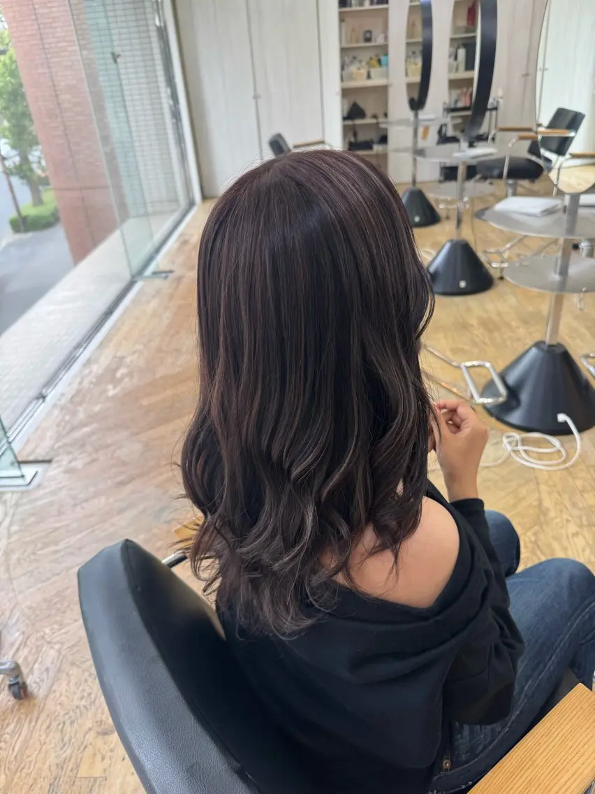 セミロング ヘアカラー パーマモデル募集中 /★RIN★のヘアスタイル