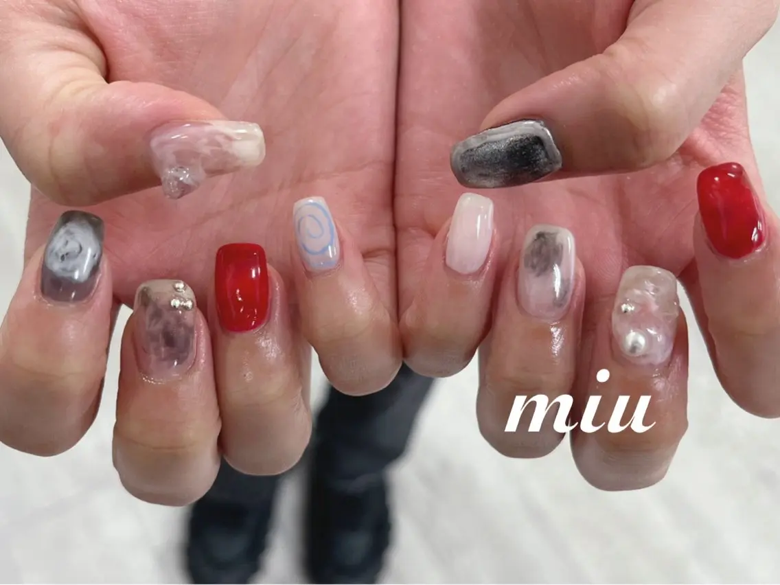 ネイル ハンドネイル miu nail 🐾mihoのネイルデザイン