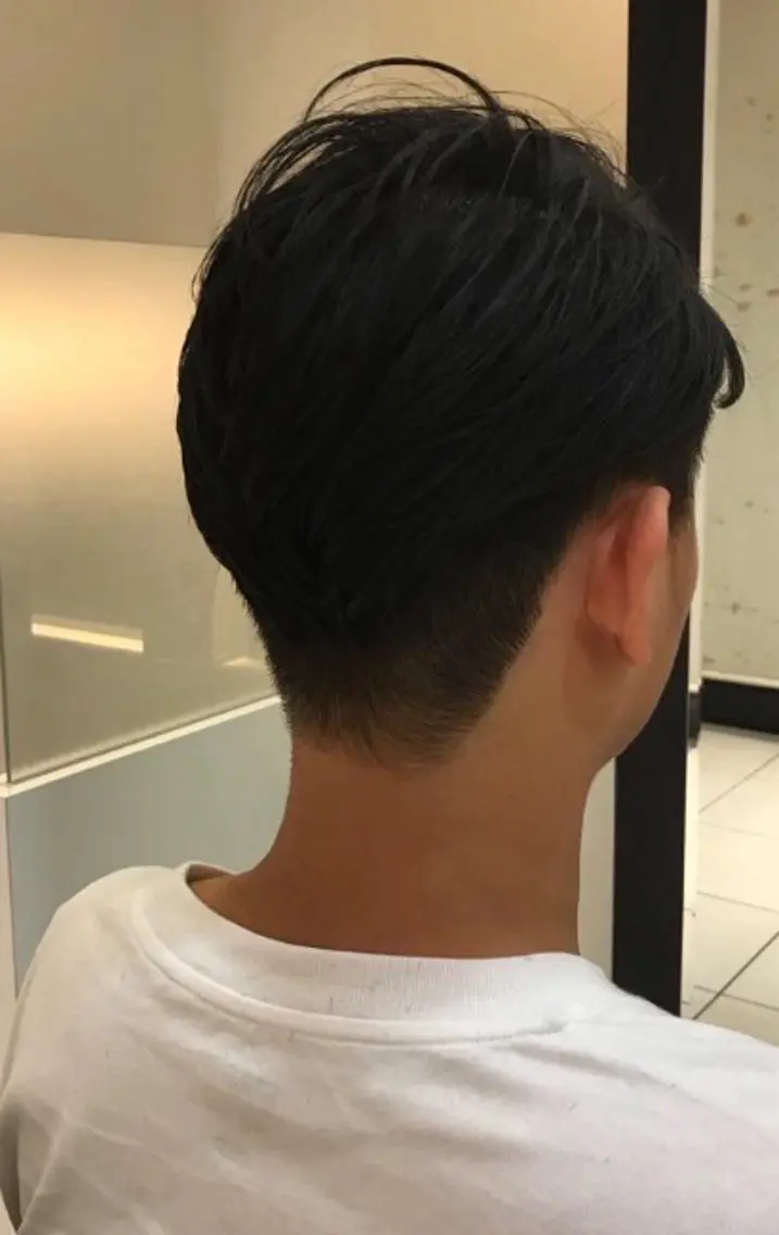 メンズカットモデルの写真