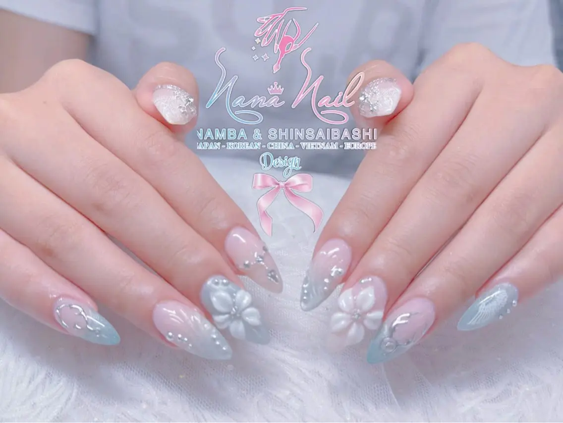 ミディアム ハンドネイル Linanail Nambaのネイルデザイン