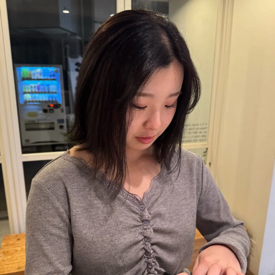 カラー 透明感カラー ヘアカラー Cipre にちかのヘアスタイル