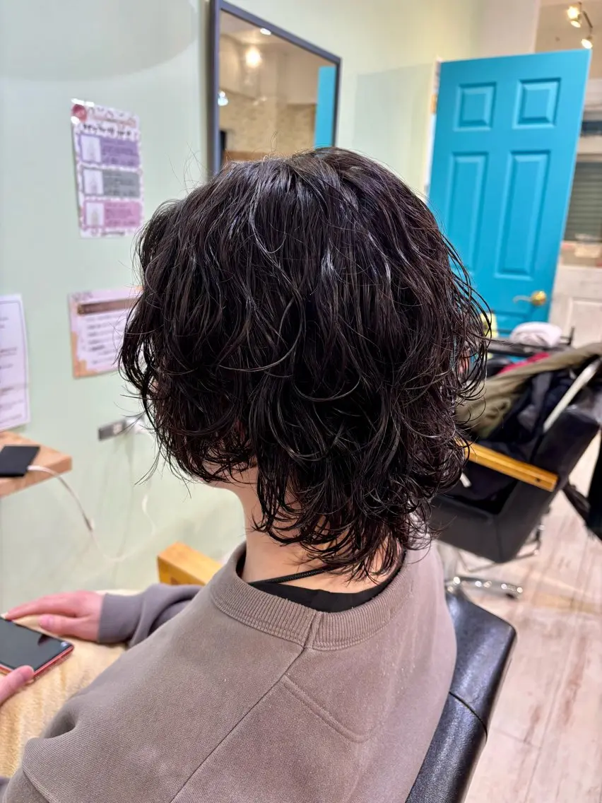 パーマ カット パーマ 三嶋 陽友のヘアスタイル