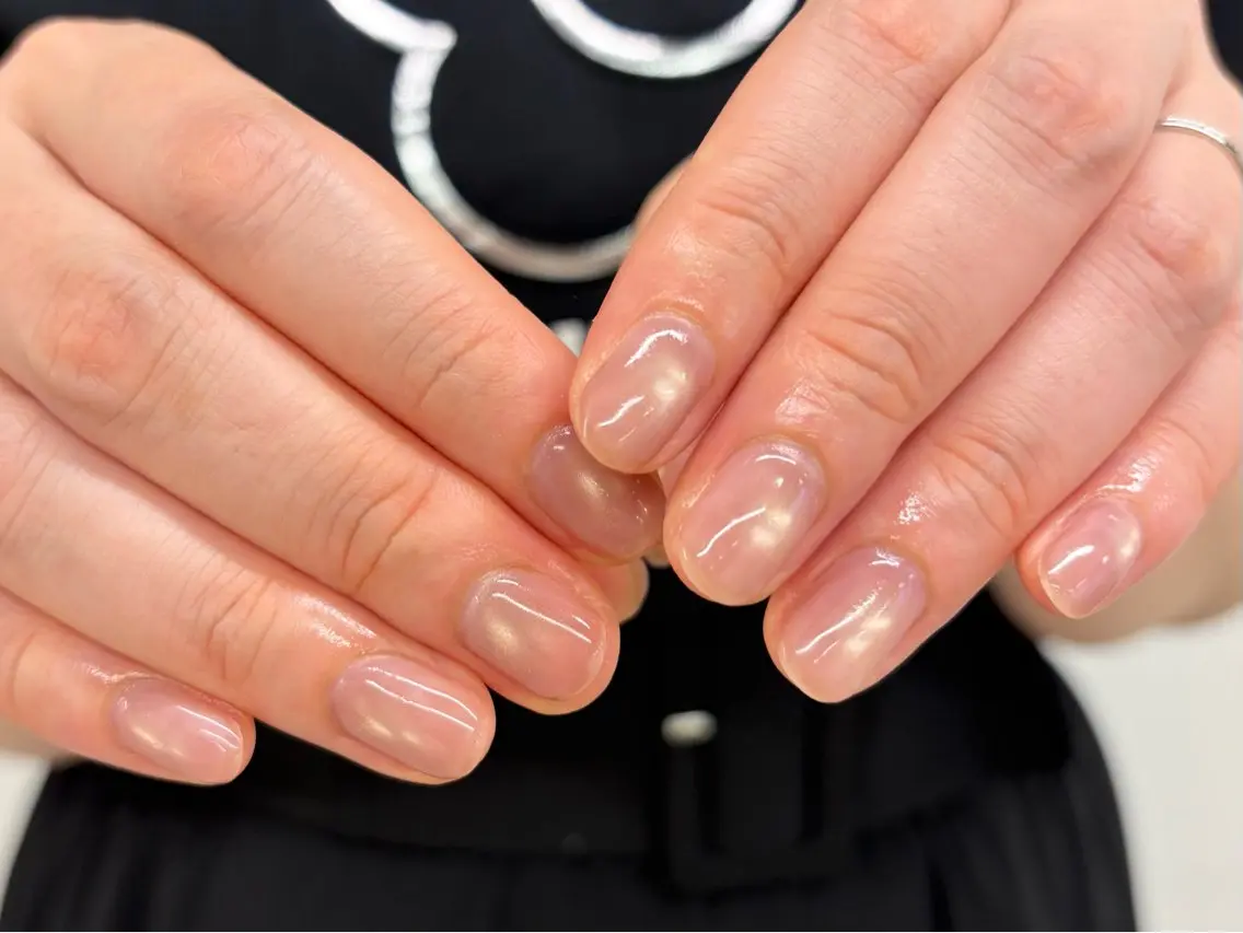 ネイル マグネットネイル ニュアンスネイル ハンドネイル ネイルサロン hotoriのネイルデザイン