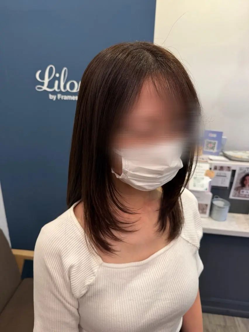 ミディアム ꙳⸝⸝𐙚 すずき ゆな  𐙚⸝⸝꙳のヘアスタイル