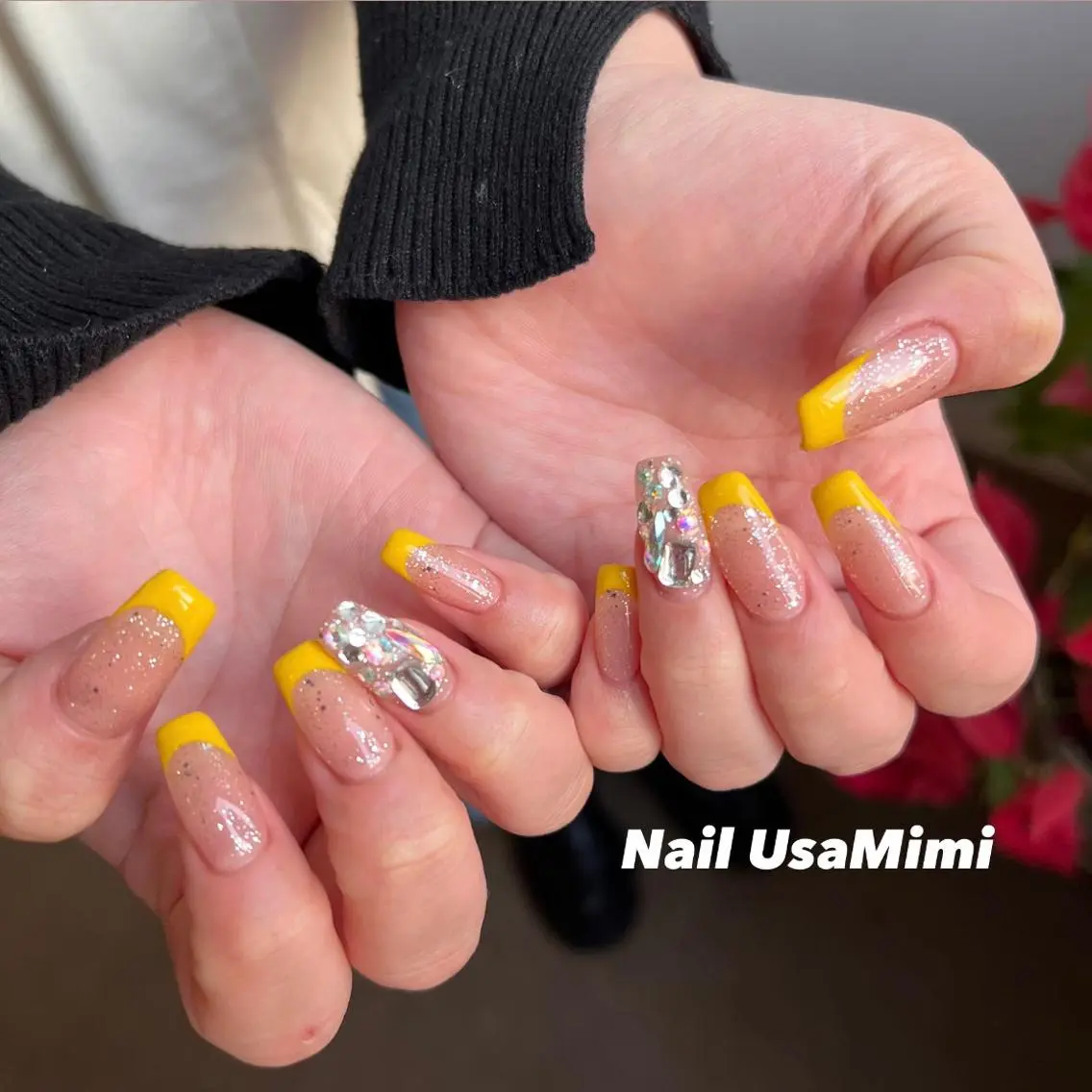 ネイル フットネイル ジェルネイル マグネットネイル 持ち込み ニュアンスネイル 本町ネイルNail UsaMimiのネイルデザイン
