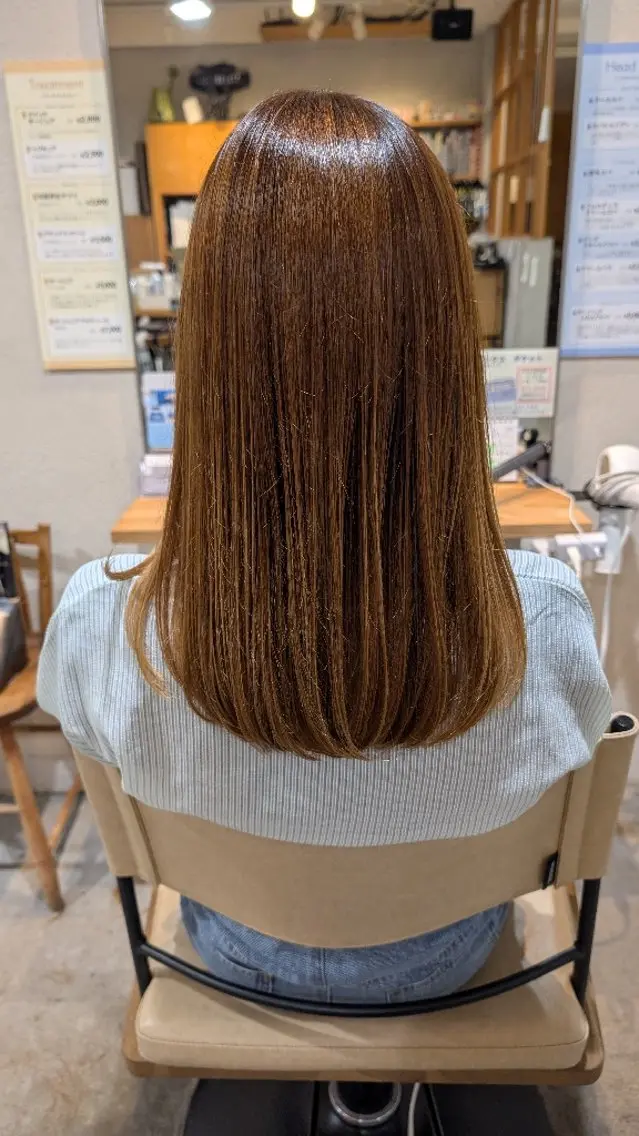 ロング ロング カット 【女性限定】 しおりのヘアスタイル