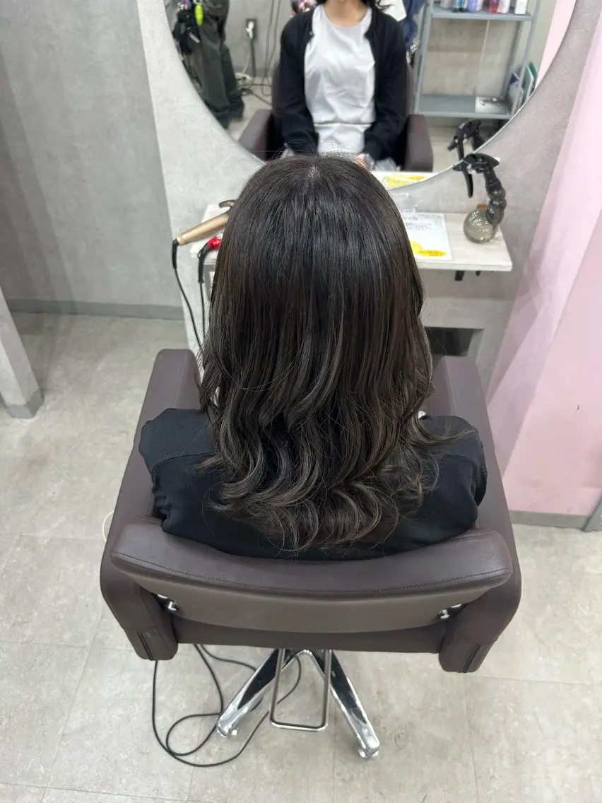 ミディアム カラー 町田 玲奈⏦ﾟ♡︎のヘアスタイル