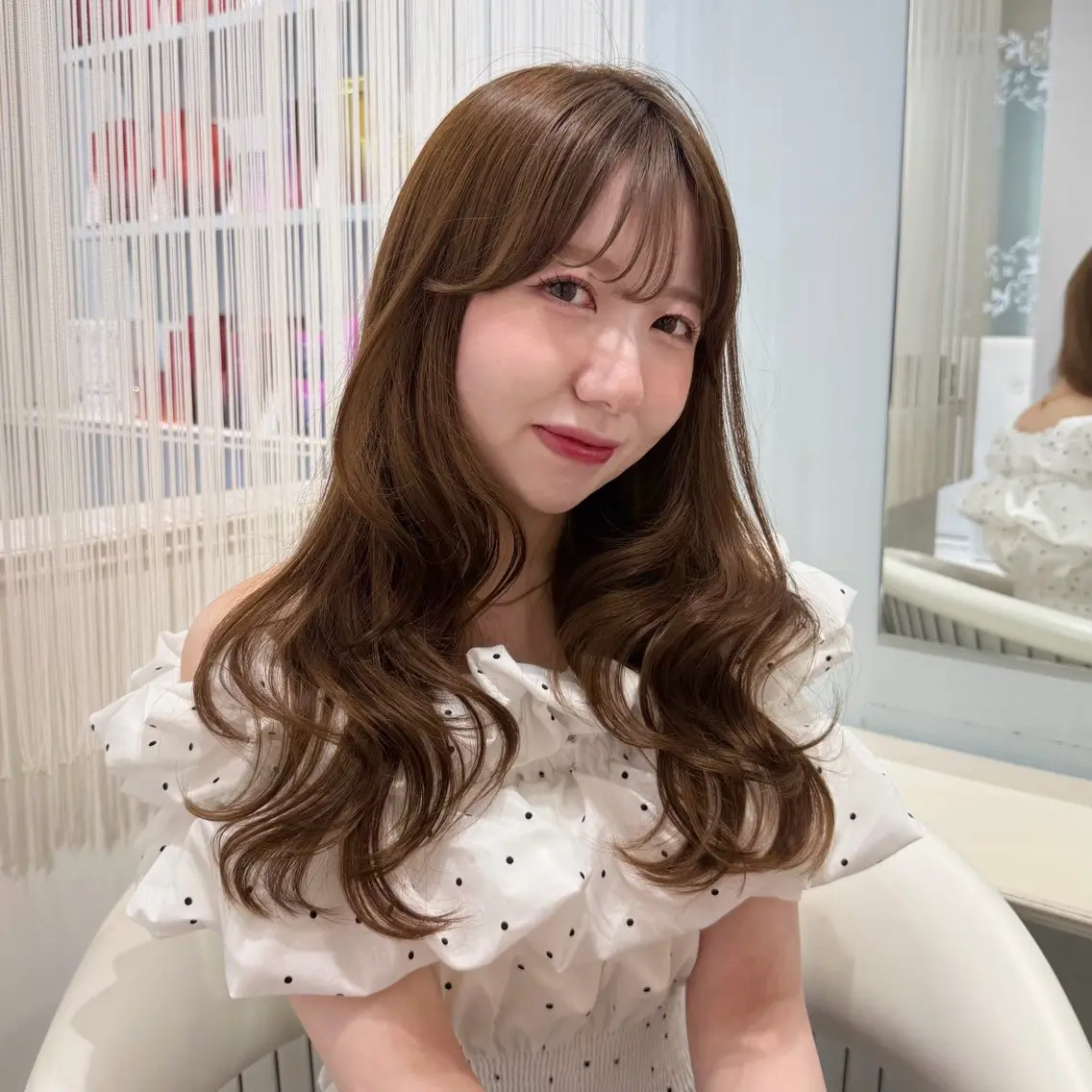 ロング カラー ブラウンカラー 透明感カラー ヘアカラー ParveMix 🩶🫧入江 香名のヘアスタイル