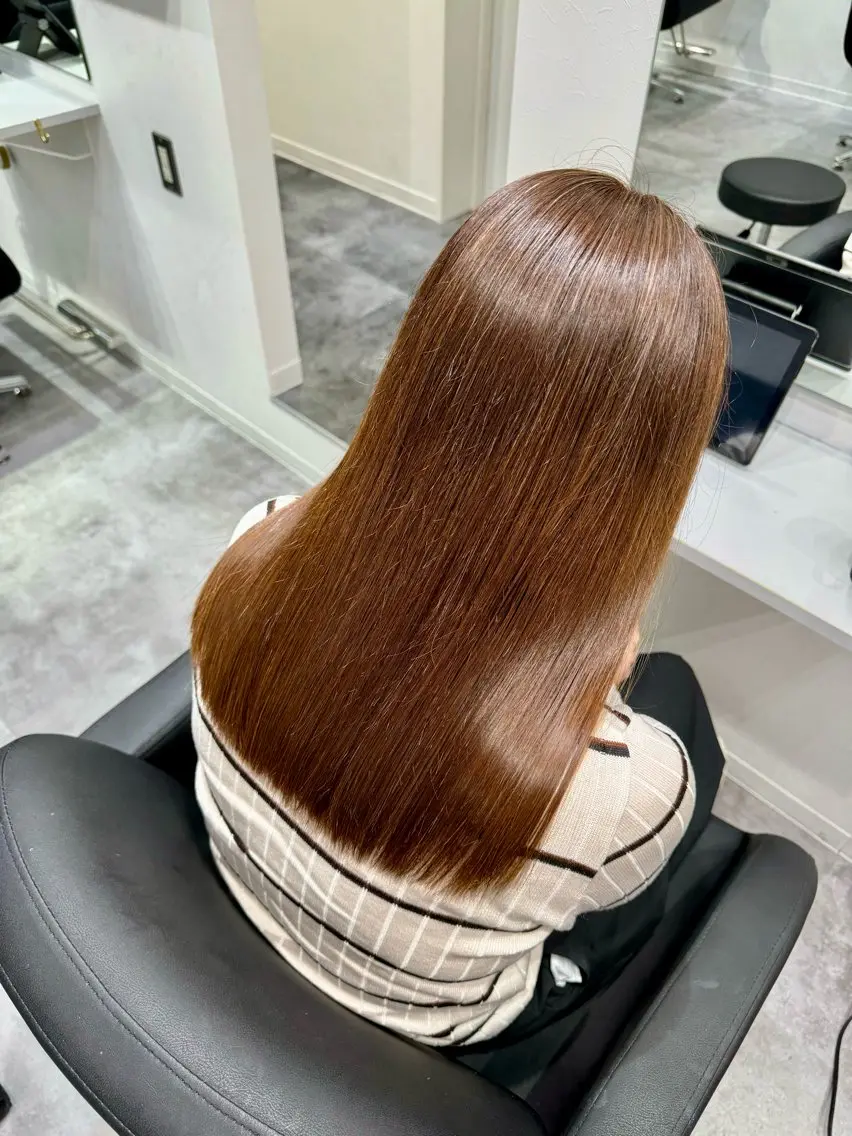 セミロング カット ヘアカラー トリートメント 💎レイヤーカット× 髪質改善💎後藤陸のヘアスタイル