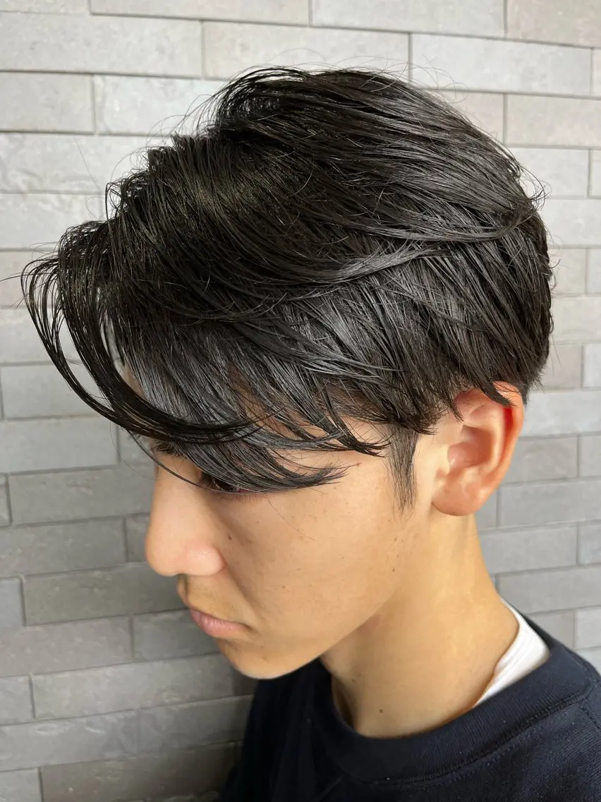 ショート メンズ センターパート マッシュ カット 浜松街中/駐車場有 マンツーマン小畑翔平のヘアスタイル