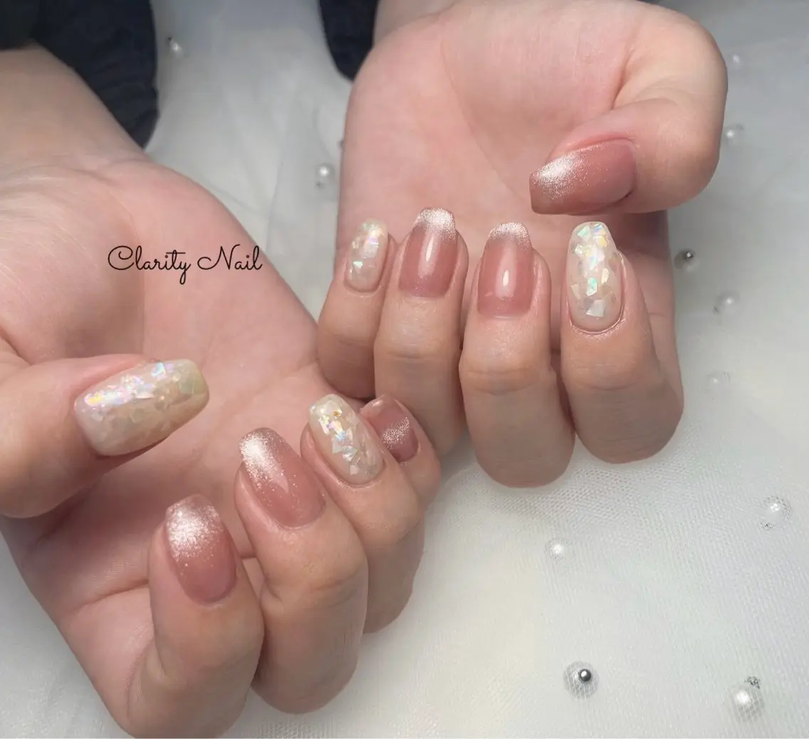ネイル アートネイル 持ち込み ハンドネイル Clarity Nailのネイルデザイン