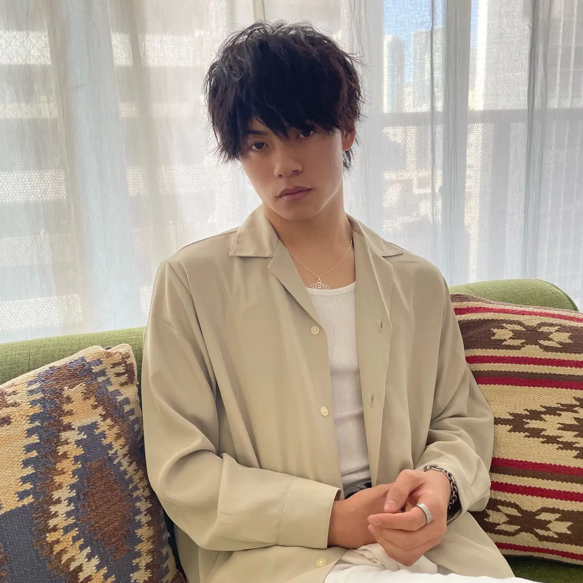 パーマ メンズ 西村 友佑のヘアスタイル