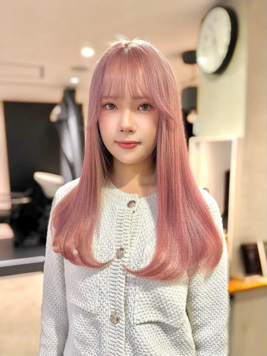 ロング カラー カット ヘアカラー 🌻名古屋🌻 🫧ハイトーン🫧のヘアスタイル
