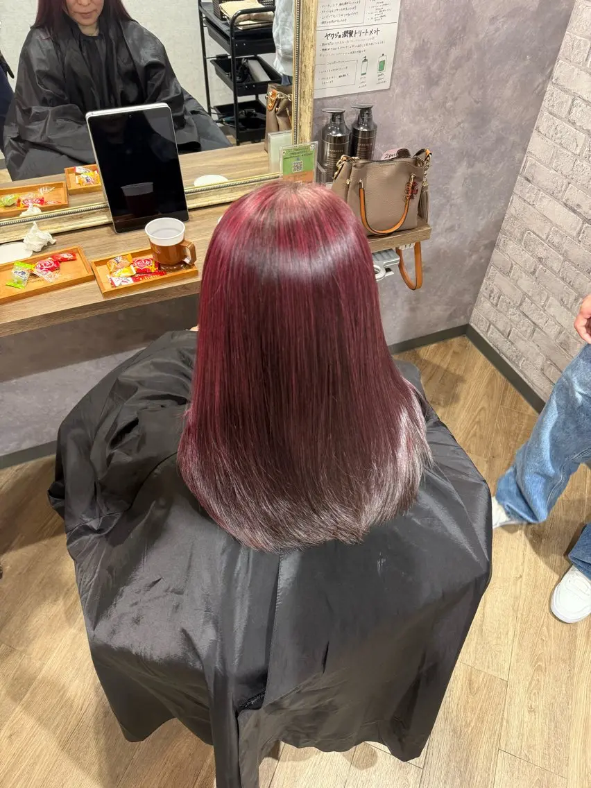 ロング カラー 阪急箕面駅 徒歩1分千葉のヘアスタイル