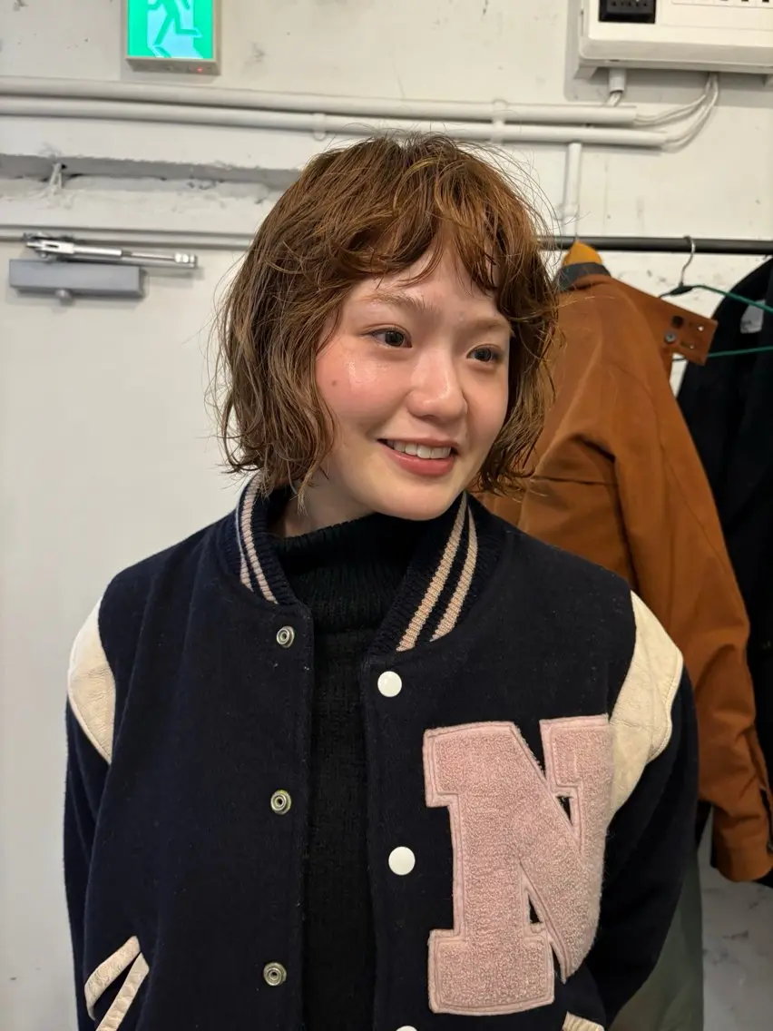 ショート パーマ ✴︎UNU ✴︎モエカのヘアスタイル