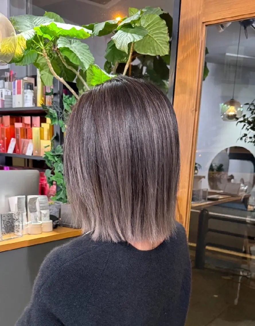 ショート カラー バレイヤージュ レイヤーカット ショートヘア 金田 拓也のヘアスタイル