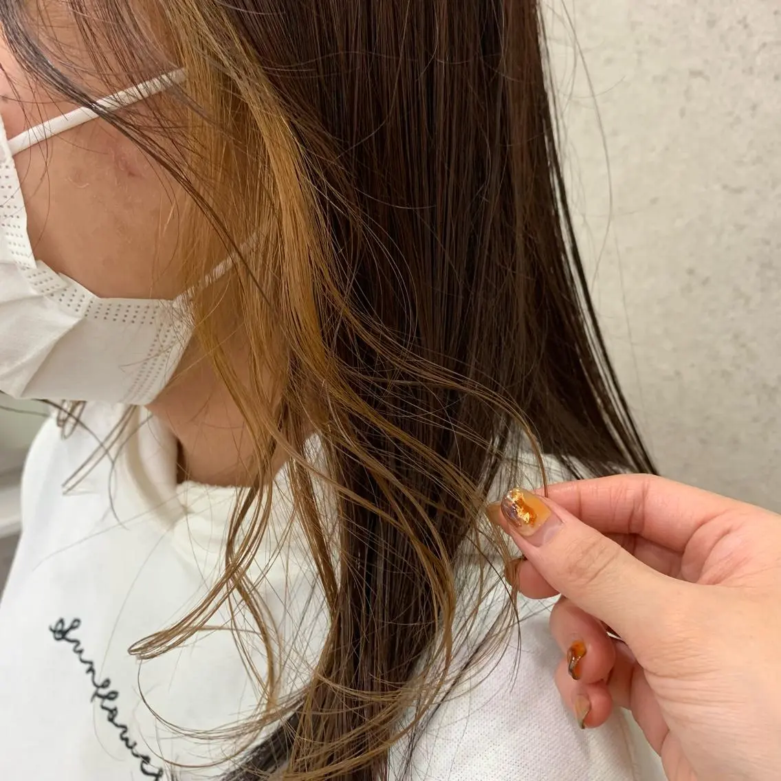 カラー ベージュカラー ヘアカラー インナーカラー♡ Nanakoのヘアスタイル