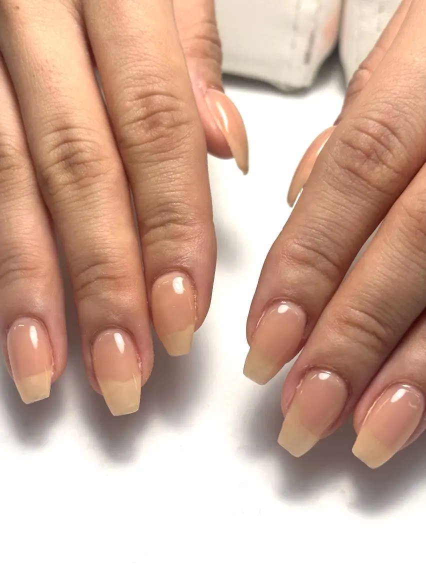ネイル ワンカラーネイル PEEKABOO京橋 .Minoriのネイルデザイン