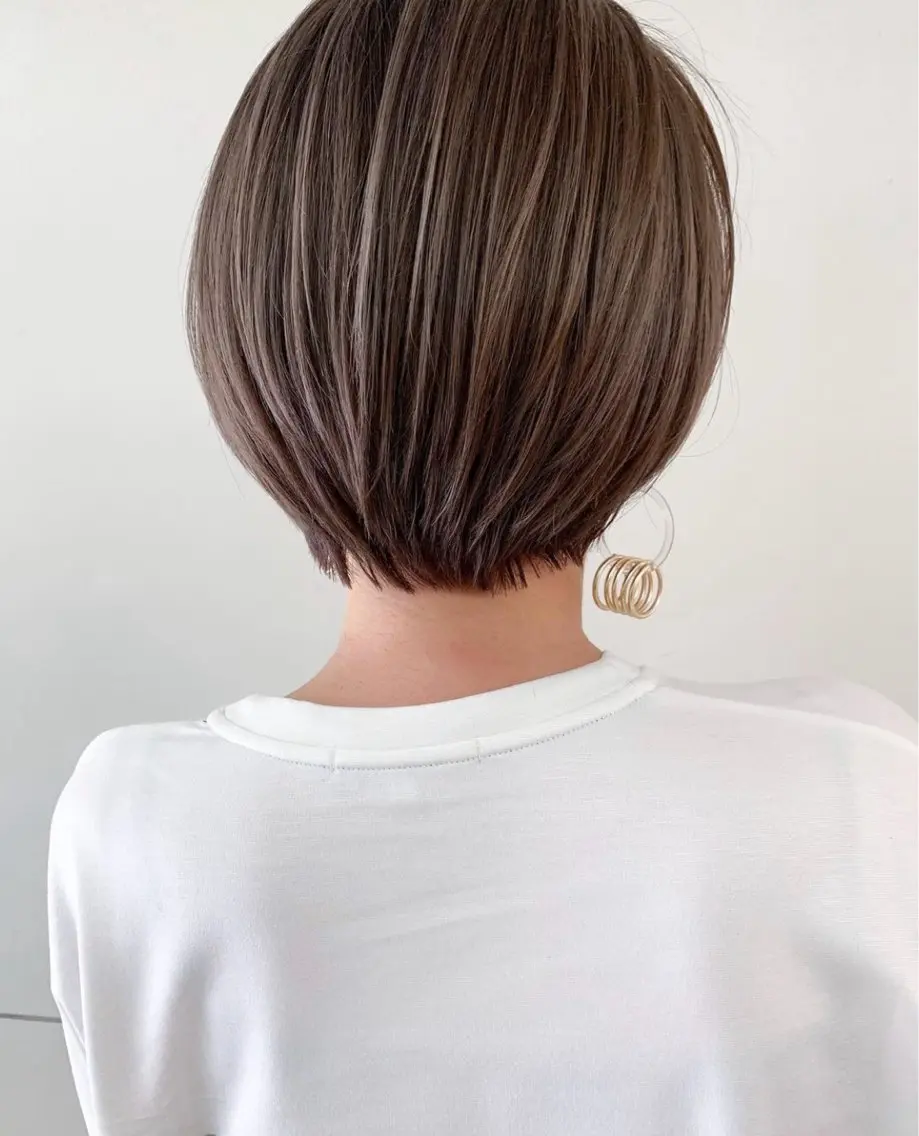 ショート カット ヘアカラー トリートメント 近藤 滉記のヘアスタイル