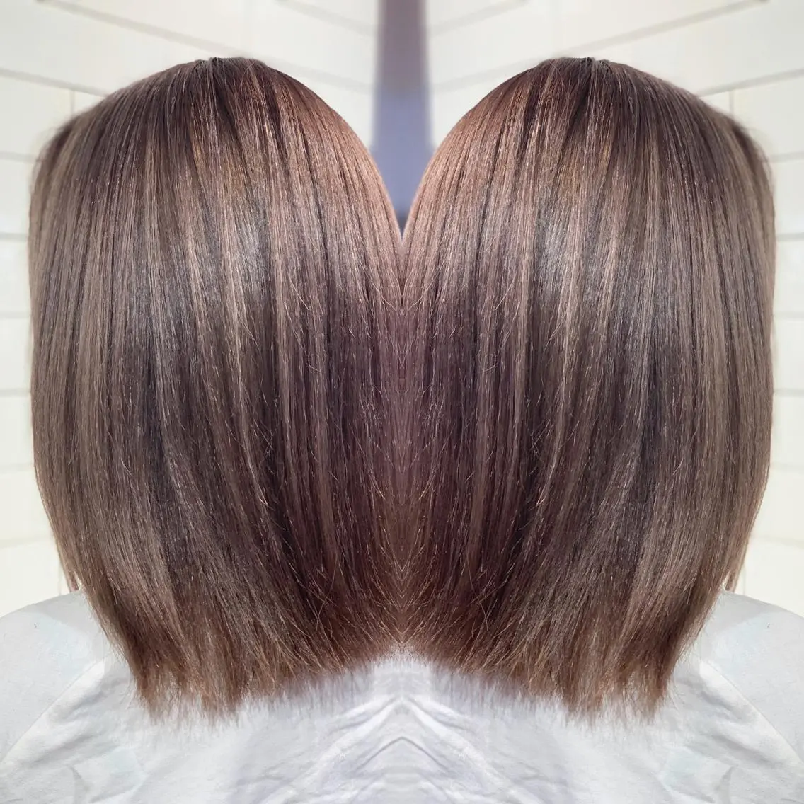 ミディアム カラー パーマ ヘアアレンジ メンズ マツエク・マツパ カット 縮毛矯正 トリートメント 髪質改善×ハイトーン 中田啄也のヘアスタイル