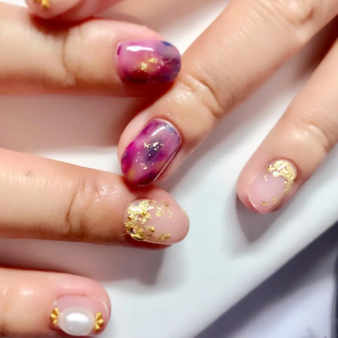 ネイル ニュアンスネイル Maggie staffのネイルデザイン