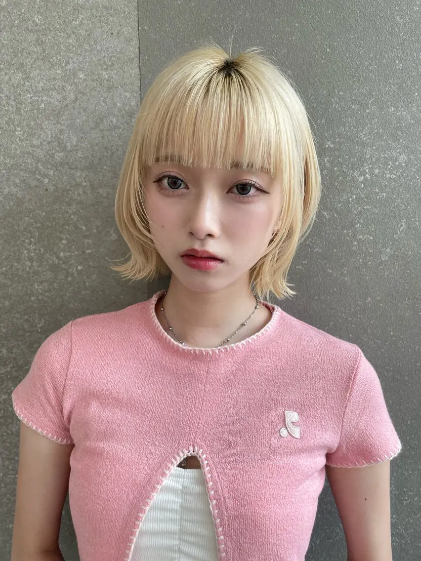 ミディアム カラー Aster 店長 れおんのヘアスタイル