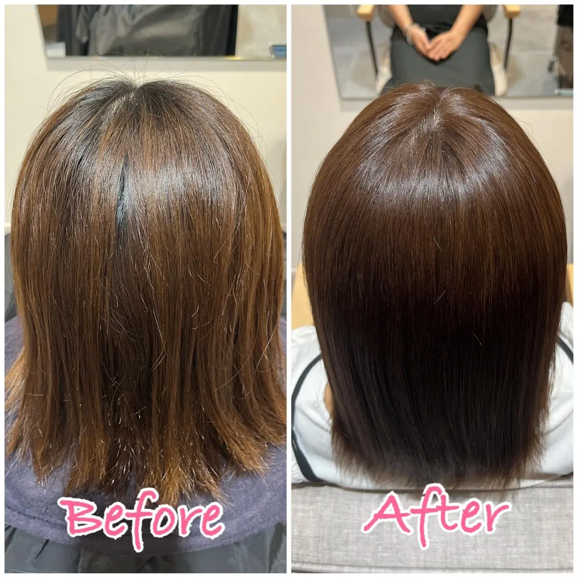 カラー カット 🌸 飯野 舞桜のヘアスタイル