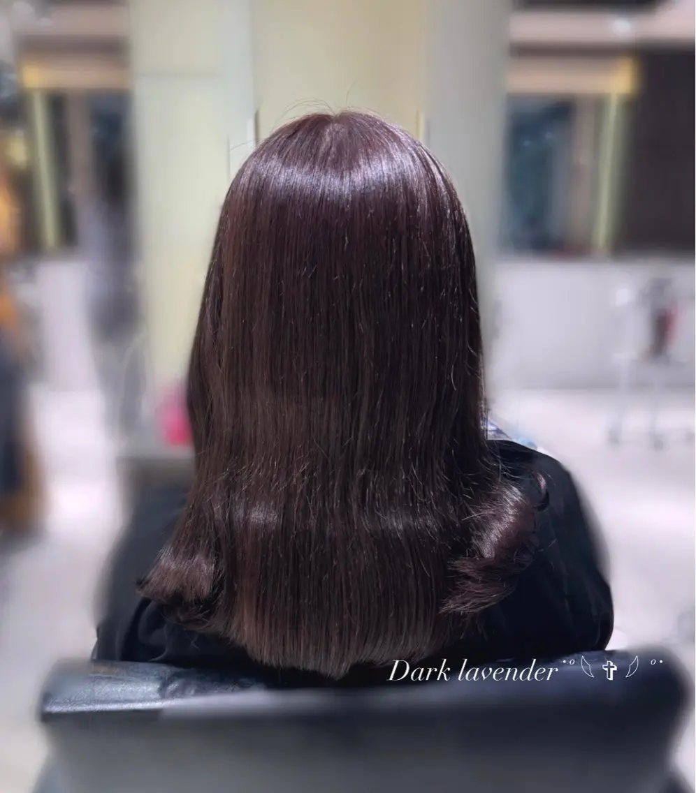 ミディアム ヘアカラー つや髪ᰔᩚ暖色 カラーYui🩰のヘアスタイル
