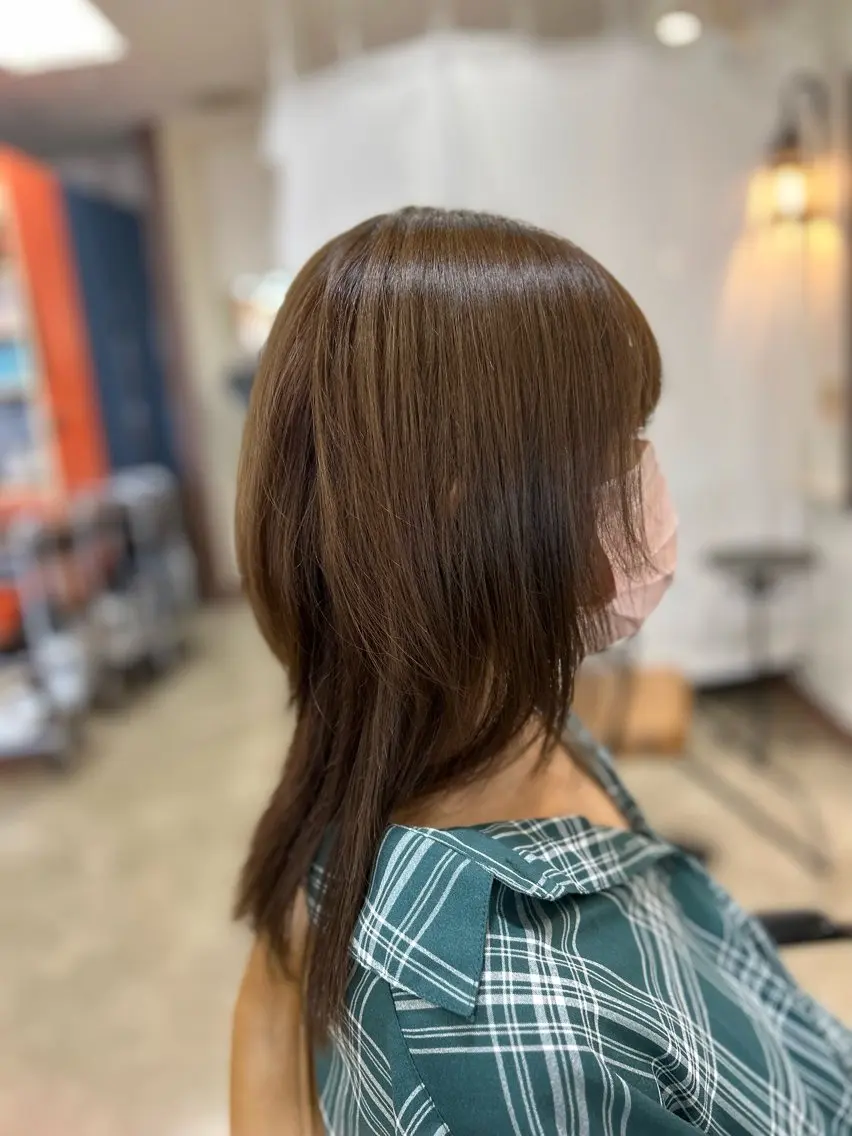セミロング 水田 誠貴のヘアスタイル