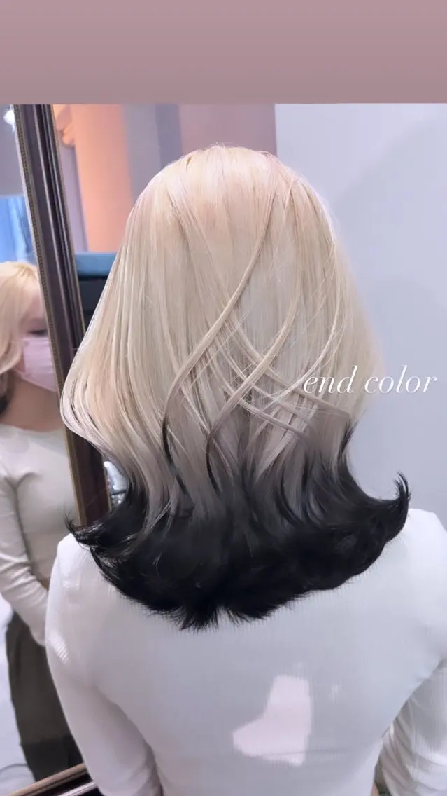 ミディアム カラー カット ヘアカラー トリートメント ヘアセット 💜ハイトーン💛 マジカルかいちゃんのヘアスタイル