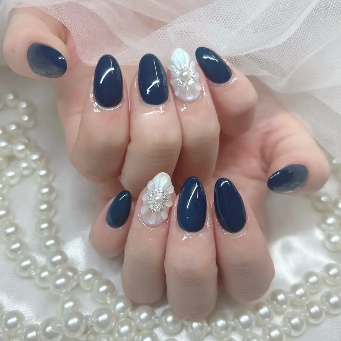 ミディアム ハンドネイル Nailsalon Angeのネイルデザイン