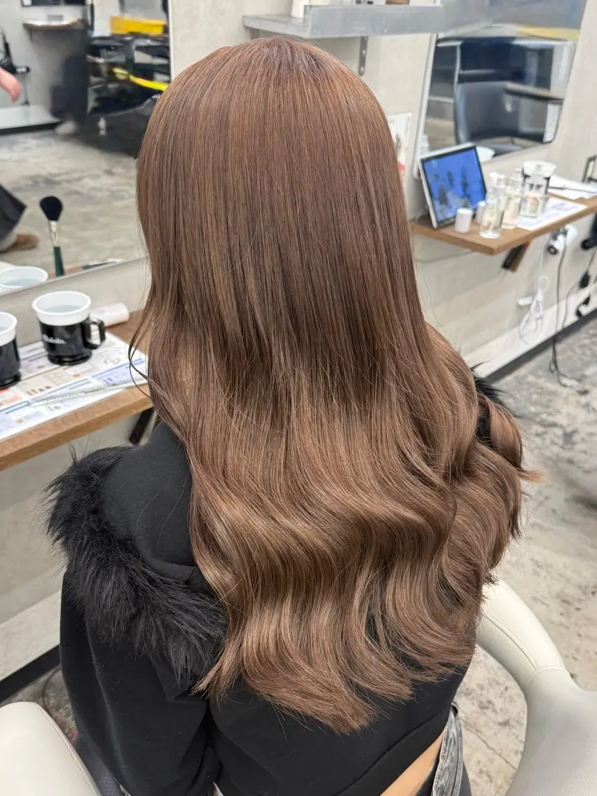 カラー ヘアカラー カット￥1100 🎀Yuri︎のヘアスタイル