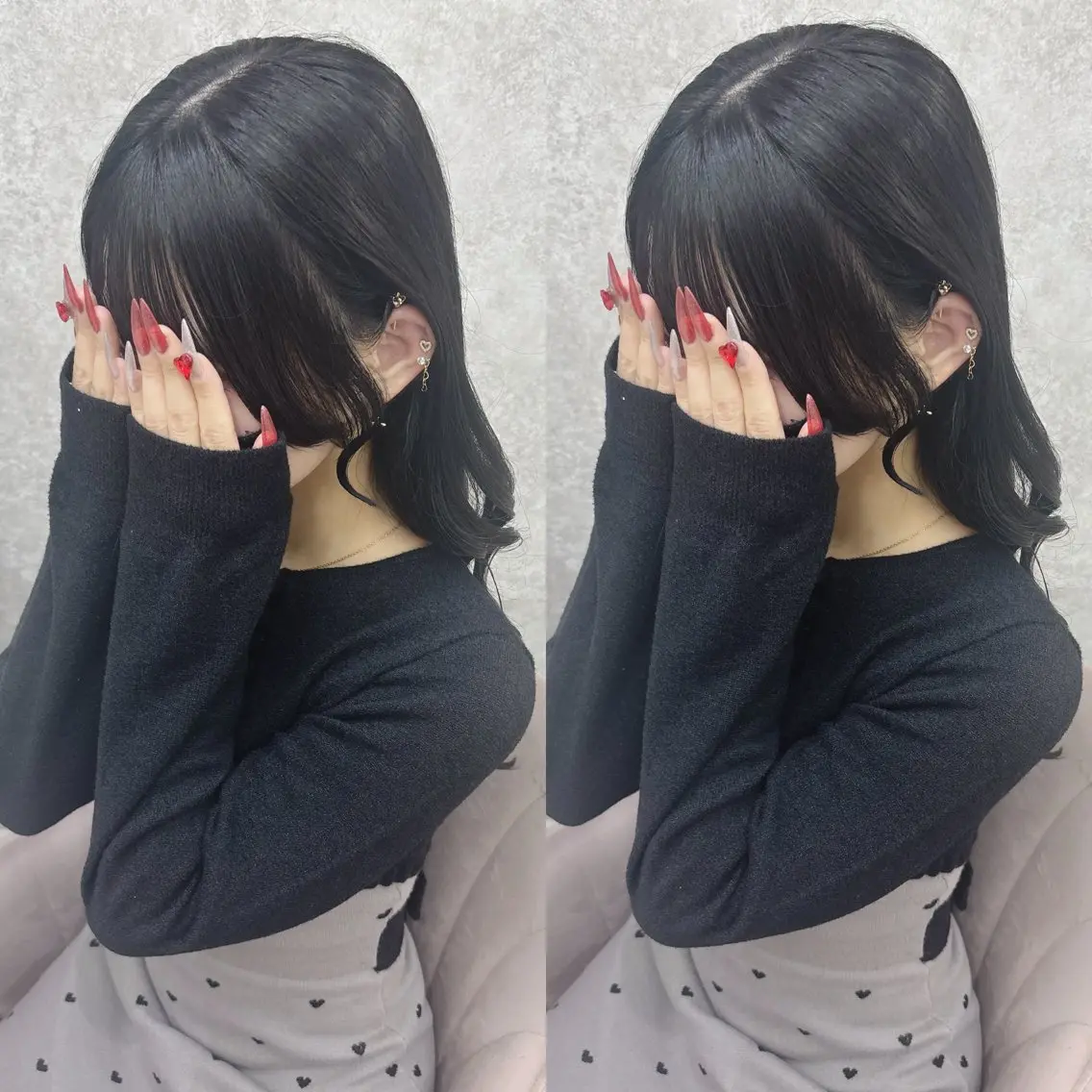 ロング カラー 黒髪 ヘアカラー 金井洸太🐨メンズ 縮毛矯正/韓国ヘアのヘアスタイル