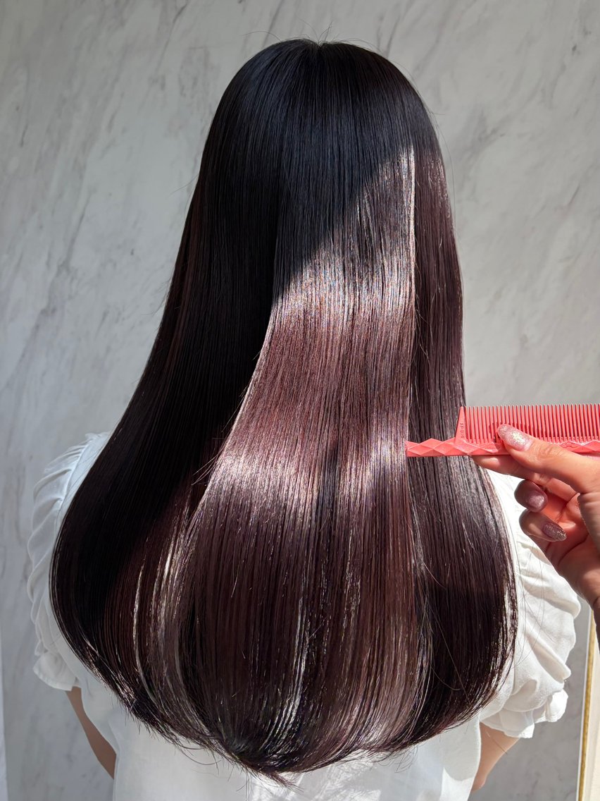 ロング カット ヘアカラー 🫧透明感カラーピ ンクカラー🫧maiのヘアスタイル