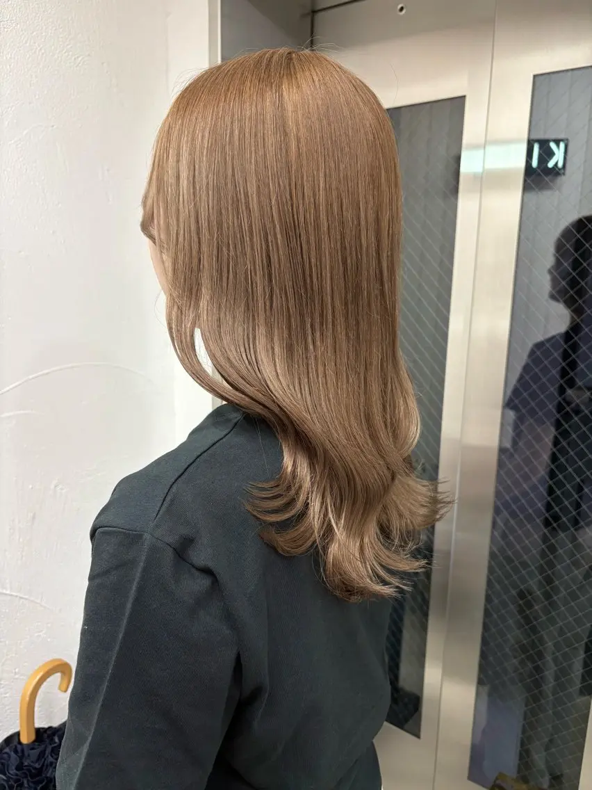 セミロング カラー ヘアカラー ダブルカラー/寒色 カラー/リリカ🦕のヘアスタイル