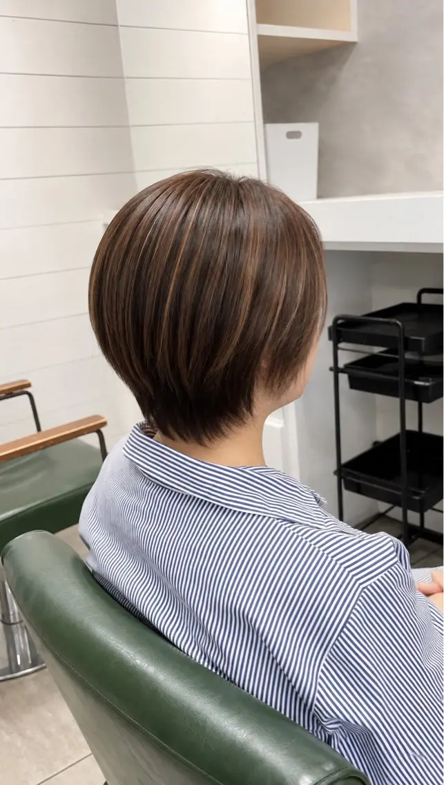 ショート カラー カット ヘアカラー 似合わせ/33歳 /店長 村上直也のヘアスタイル