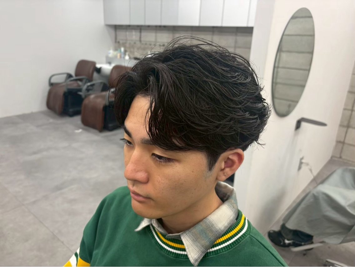 パーマ パーマ 神田 陽尚のヘアスタイル