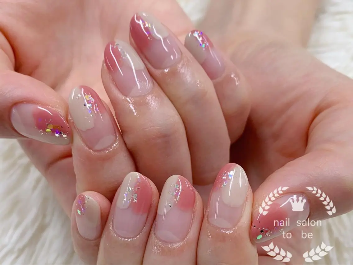 ネイル オフィスネイル シンプルネイル Nail Salon To Beのネイルデザイン