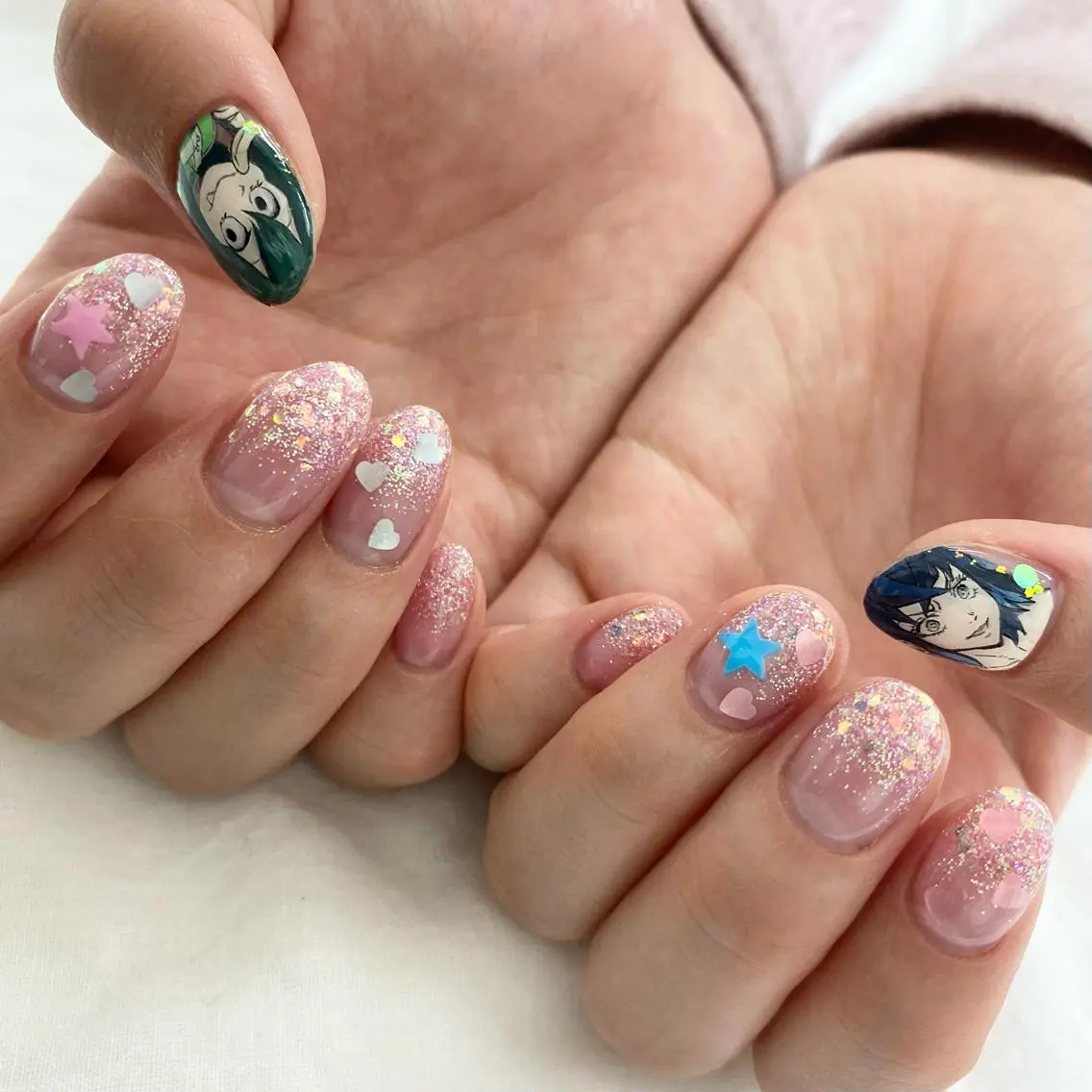 ショート ハンドネイル 池袋痛ネイル Nok. 渡辺のネイルデザイン